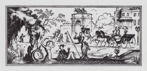 Punting (lito) by Rex (after) Whistler