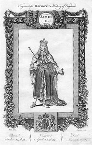 İngiltere Kralı II. James, 18. yüzyıl. by Reynolds Grignion