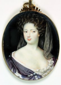 Anne Greville, Kingston Kontesi (fildişi üzerine suluboya)