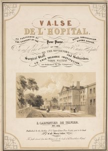 ïValse de lHopital için notaların Hastaneler Başlık sayfası by John Pardon