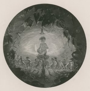Puck ve Periler, Yaz Ortası Gecesi Rüyası (gravür) by Richard (after) Dadd