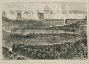 Victoria Şelaleleri, Afrika, 1855 dolayları by John Pardon