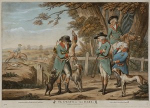 Tavşanın Ölümü, Bowles & Carver için basıldı, 1796