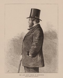 Merhum Baron Meyer De Rothschild (gravür) by Richard (after) Dighton