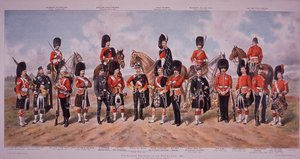 1895 yılında İngiliz Ordusunun İskoç Alayları