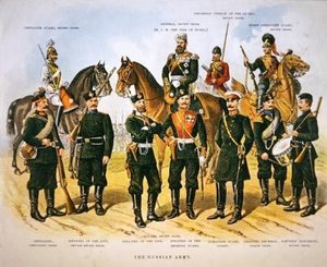 Rus Ordusu, 1890 dolayları (renkli taş)