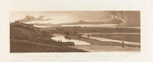 Marli'deki Su İşleri ve uzaktan görülen St. Germain en Laye 1803; Views in Paris'ten 15. Levha, B1981.25.2624 levhasının Emanuel Cilt çizimi