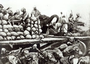 Plassey Muharebesi, 23 Haziran 1757 (lito)