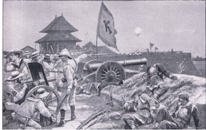 Tientsin: Surlarda savaşmak (lito) by Richard Caton II Woodville