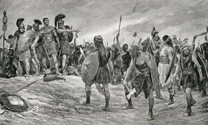 Vespasian, oğlu Titus tarafından kurtarıldı, 