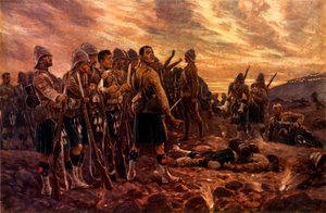 Onlardan Kalan Her Şey. Magersfontein Savaşından Sonra Kara Saat, 1900. by Richard Caton Woodville II