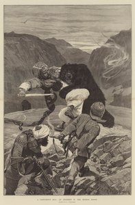 Tehlikeli Bir Sarılma, Hindoo Koosh'ta Bir Olay by Richard Caton Woodville junior