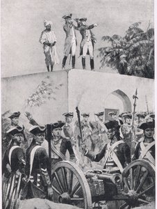 Plassey Savaşı, 23 Haziran 1757: Nawab Surat-ud-Daulah
