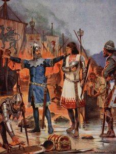 FitzStephen Teknelerini yakıyor, 1169, 
