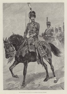 10. Hussars Subayı olarak geç Clarence Dükü