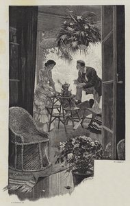 Evlendiler, Walter Besant ve James Rice by Richard Caton Woodville junior