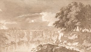 İtalyan Gölü Manzarası by Richard Cooper the Elder