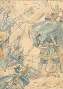 Abimelech'in Thebez'de ölümü by Richard Dadd