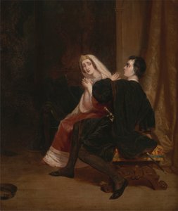 Hamlet ve Annesi; Dolap Sahnesi by Richard Dadd