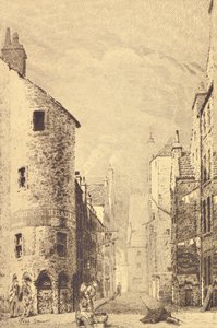 Balık Sokağı (gravür) by Richard Davidson Winter