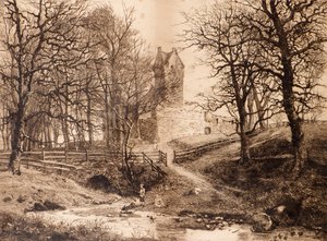 Şebeke Kalesi (gravür) by Richard Davidson Winter