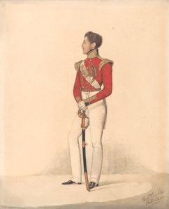Lord Henry Charles Capel Somerset, 5. Hafif Piyade - Cheltenham by Richard Dighton