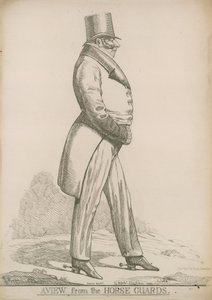 Sir Robert Bolton; Atlı Muhafızlardan bir görünüm by Richard Dighton