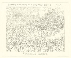 1849, Bir Gezinti Konseri by Richard Doyle