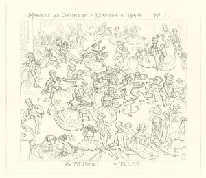 1849, Evde Bir, Polka by Richard Doyle