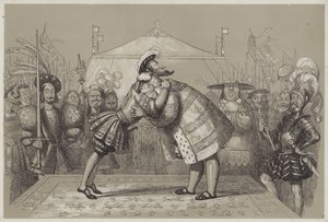 Altın Kumaş Tarlası (aquatint) by Richard Doyle