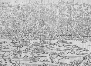 Englyshe Yeni Seri No. 8: Ye Derbye Daye 1849 by Richard Doyle
