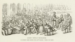 Modern Venedik Troubadours, Cafe Florian, Piazza San Marco