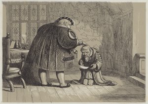 Henry VIII (aquatint) döneminde malzemeleri yetiştirmek by Richard Doyle