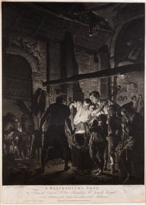 Bir Demirci Dükkanı by Richard Earlom