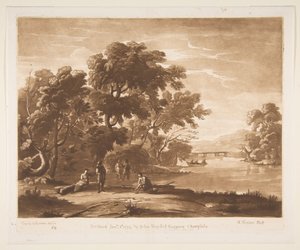Figürlü Manzara, 1774. by Richard Earlom