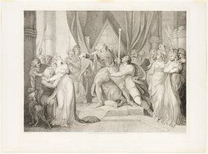 Lear, kızı Cordelia