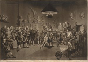 Kraliyet Sanat Akademisi by Richard Earlom, after Johann Zoffany