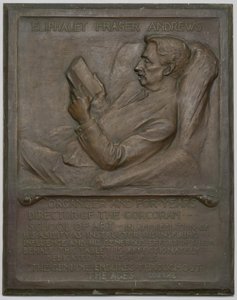 Geç EF Andrews, 1917 için Memorial Tablet. by Richard Edwin Brooks
