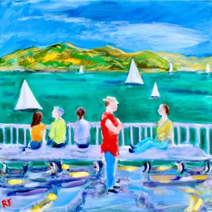 Bir Bank, Sausalito, 2017 by Richard Fox