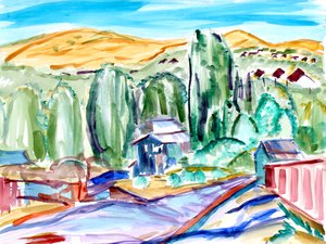Evler ve Tepeler, 2019 by Richard Fox