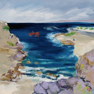 Kayakçı, Monterey Körfezi, 2019 by Richard Fox