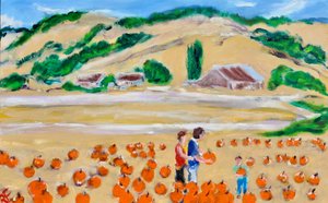 Balkabağı Toplama, Nicasio, 2018 by Richard Fox