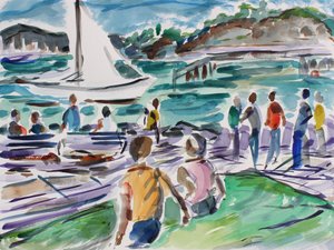 Tiburon Gezinti Yolu, 2017 by Richard Fox
