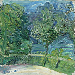 Gmunden yakınlarındaki Lakeside Yolu, 1907