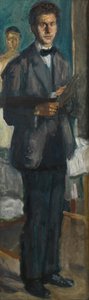 Paletli otoportre, 1906-1907. by Richard Gerstl