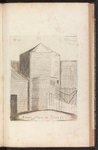 Hound's Ditch'teki Roma Kulesi, 28 Nisan 1763 by Richard Gough