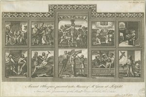 Lichfield - Antik Sunak Parçası: gravür, nd [c 1785] (baskı) by Richard Greene
