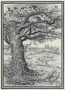 Tilki ve Kedi (gravür) by Richard Heighway