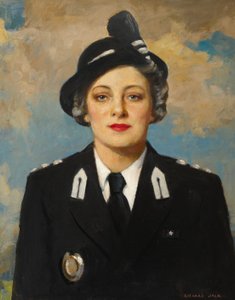 Muriel Elsie Gamage, 1950 dolayları (tuval üzerine yağlıboya)