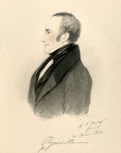 Charles Greville, 1840. by Richard James Lane